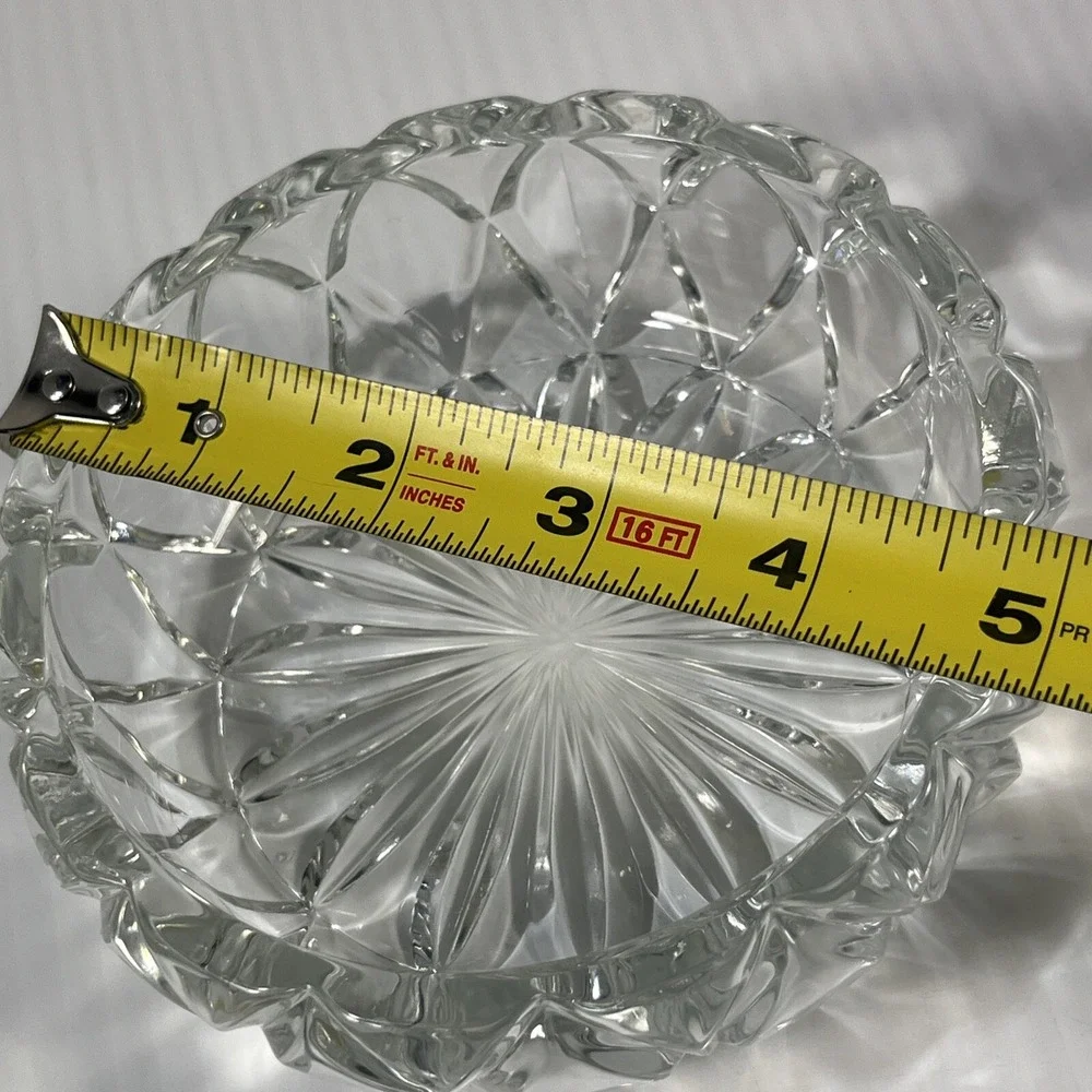 Famous Hersheys Kiss Crystal Candy Dish Clear